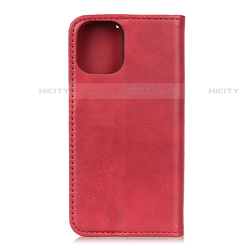Custodia Portafoglio In Pelle Cover con Supporto T24 per Xiaomi Mi 11 5G Rosso