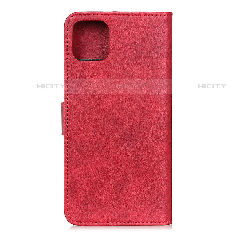 Custodia Portafoglio In Pelle Cover con Supporto T27 per Xiaomi Mi 11 Lite 5G Rosso