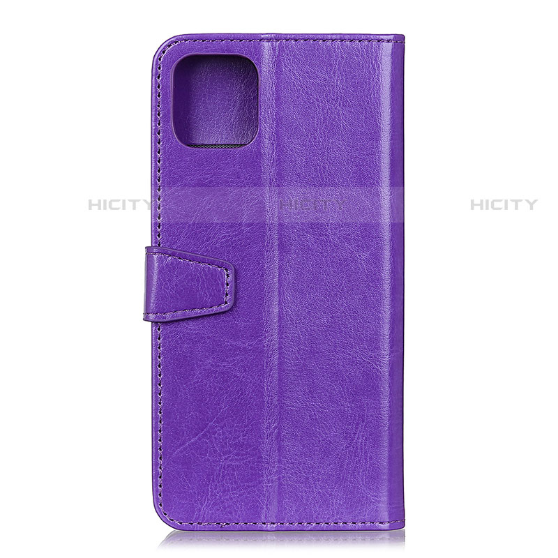 Custodia Portafoglio In Pelle Cover con Supporto T28 per Xiaomi Mi 11 5G Viola
