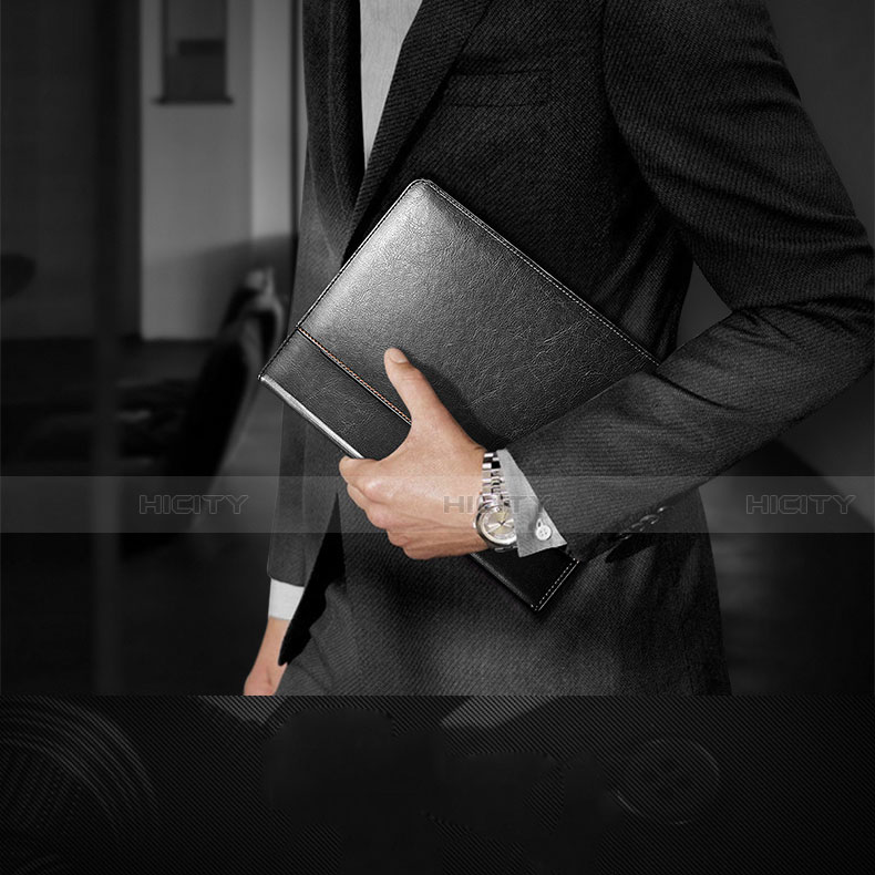 Custodia Portafoglio In Pelle Cover con Supporto U01 per Apple iPad Pro 10.5
