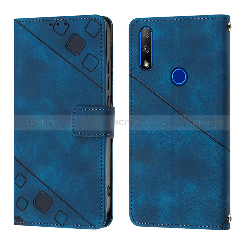 Custodia Portafoglio In Pelle Cover con Supporto Y01B per Huawei Honor 9X