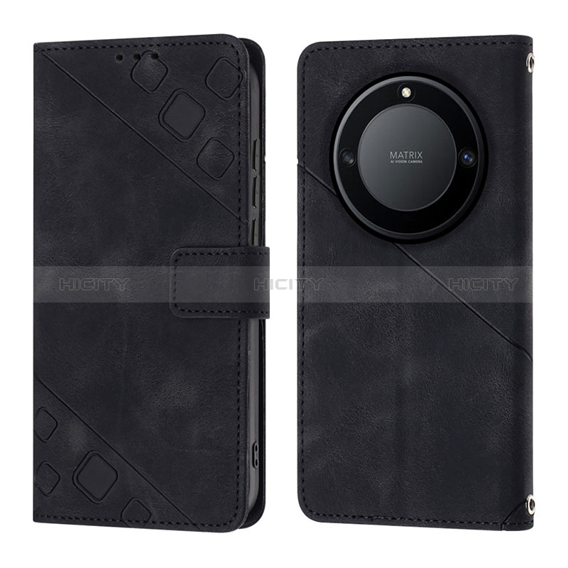 Custodia Portafoglio In Pelle Cover con Supporto Y01B per Huawei Honor X9a 5G