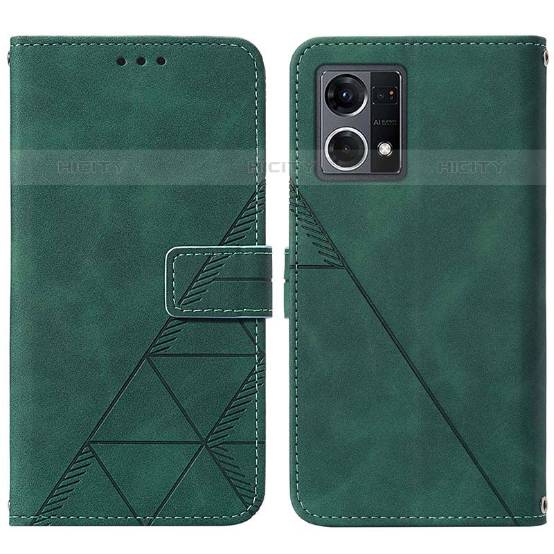 Custodia Portafoglio In Pelle Cover con Supporto Y01B per Oppo F21 Pro 4G