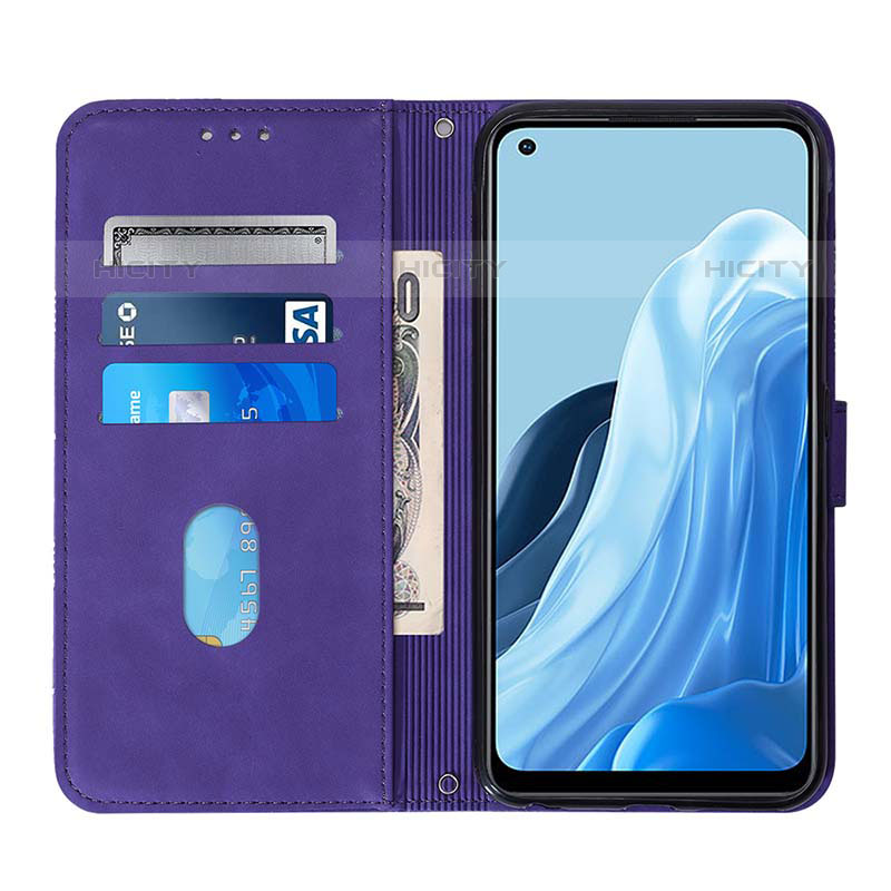 Custodia Portafoglio In Pelle Cover con Supporto Y01B per Oppo F21 Pro 4G