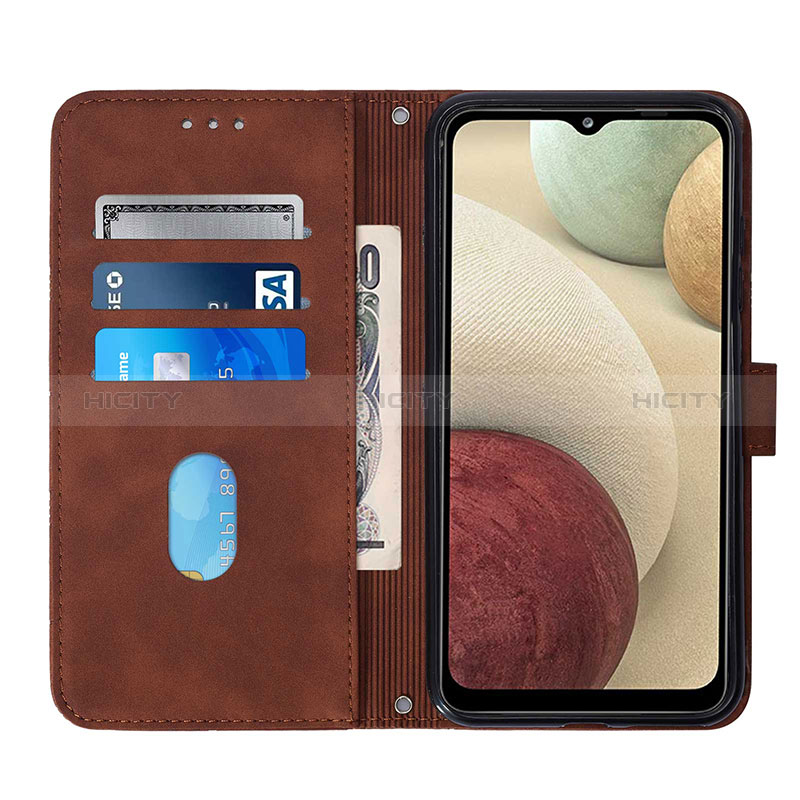 Custodia Portafoglio In Pelle Cover con Supporto Y01B per Samsung Galaxy A12 Nacho