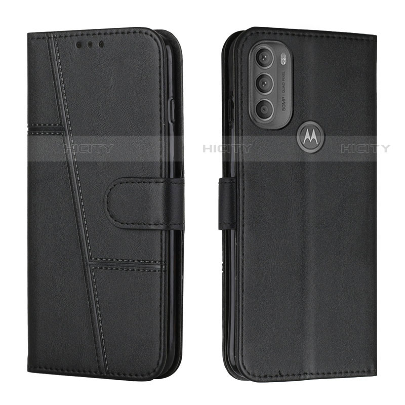 Custodia Portafoglio In Pelle Cover con Supporto Y01X per Motorola Moto G71 5G Nero