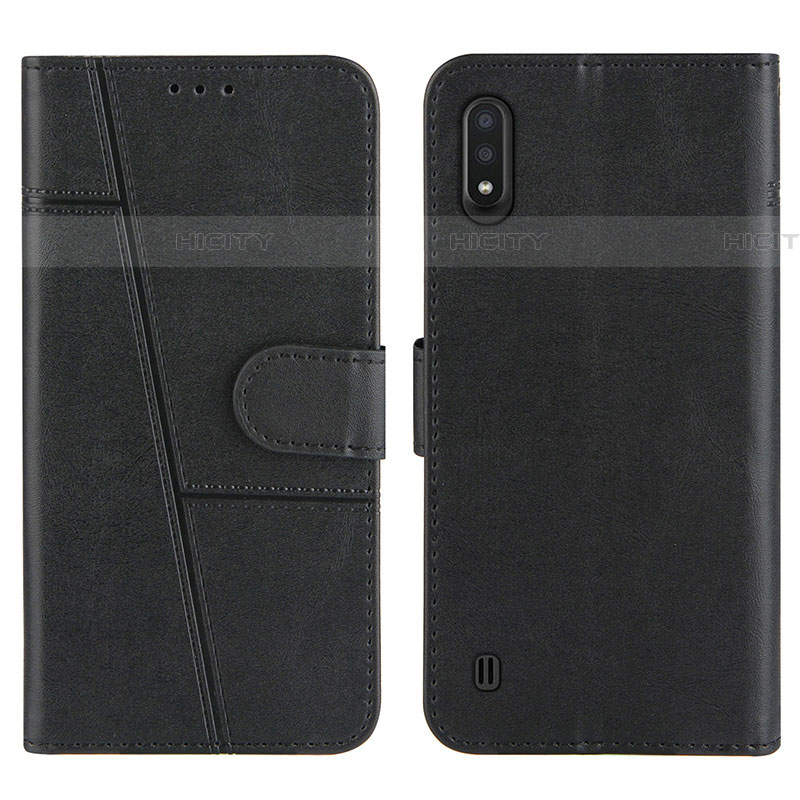 Custodia Portafoglio In Pelle Cover con Supporto Y01X per Samsung Galaxy A01 SM-A015 Nero