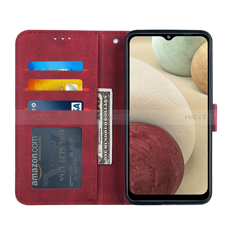 Custodia Portafoglio In Pelle Cover con Supporto Y01X per Samsung Galaxy A12 Nacho