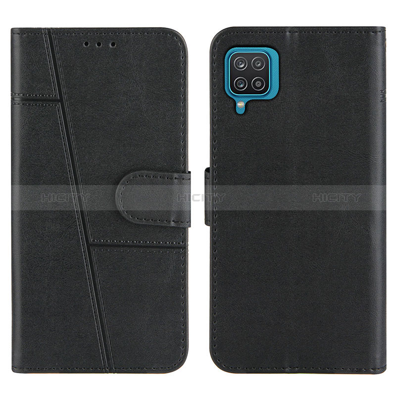 Custodia Portafoglio In Pelle Cover con Supporto Y01X per Samsung Galaxy M12 Nero