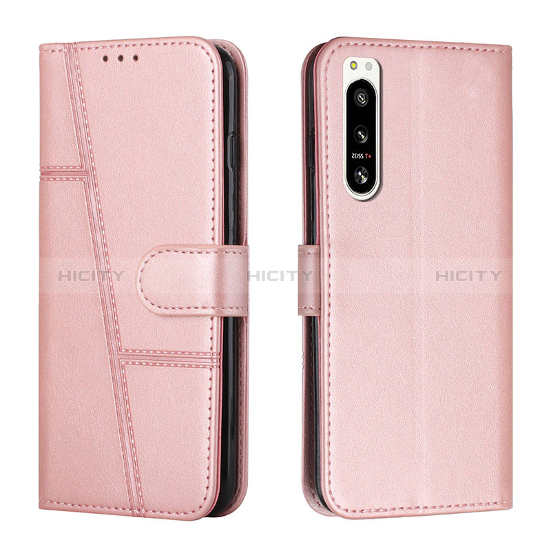 Custodia Portafoglio In Pelle Cover con Supporto Y01X per Sony Xperia 5 IV