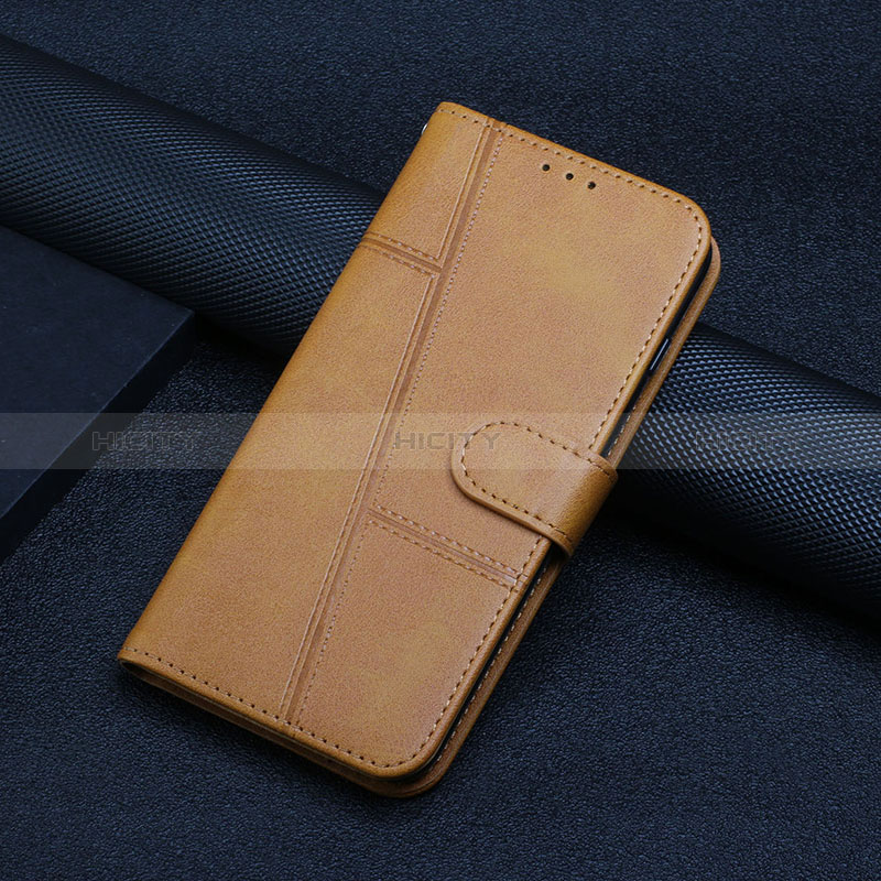 Custodia Portafoglio In Pelle Cover con Supporto Y01X per Xiaomi Redmi Note 12 Pro 5G Marrone Chiaro