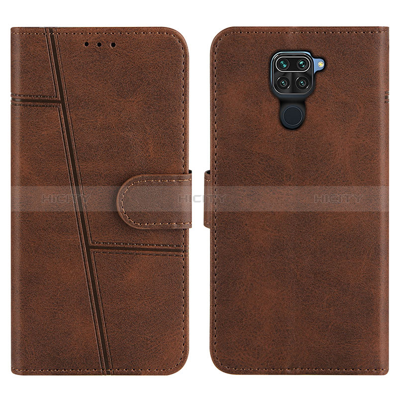 Custodia Portafoglio In Pelle Cover con Supporto Y01X per Xiaomi Redmi Note 9 Marrone