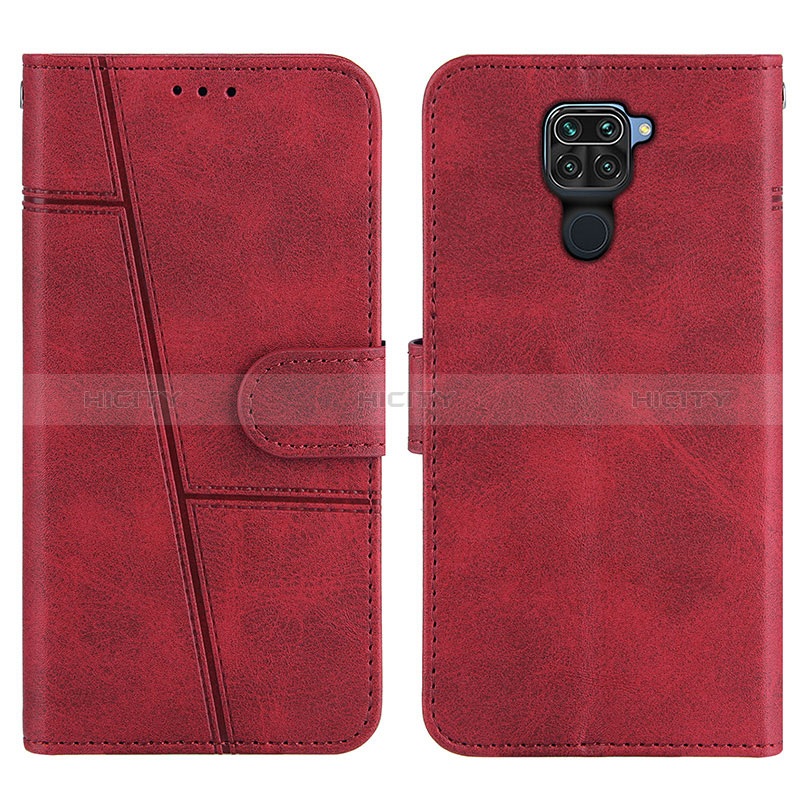 Custodia Portafoglio In Pelle Cover con Supporto Y01X per Xiaomi Redmi Note 9 Rosso