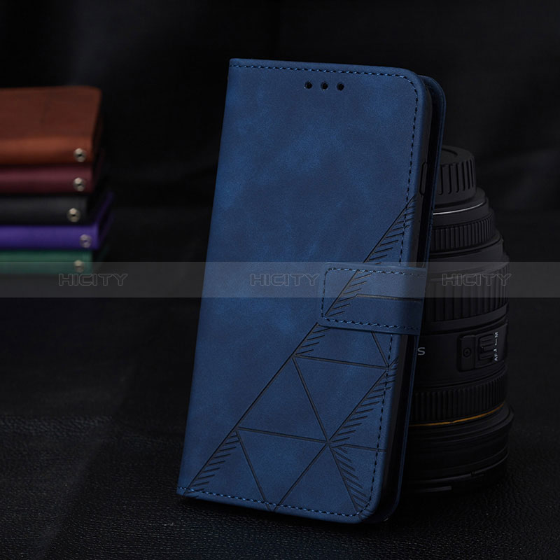 Custodia Portafoglio In Pelle Cover con Supporto Y02B per Samsung Galaxy S20 5G Blu