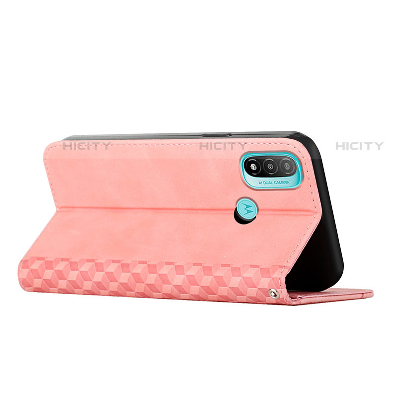 Custodia Portafoglio In Pelle Cover con Supporto Y02X per Motorola Moto E20