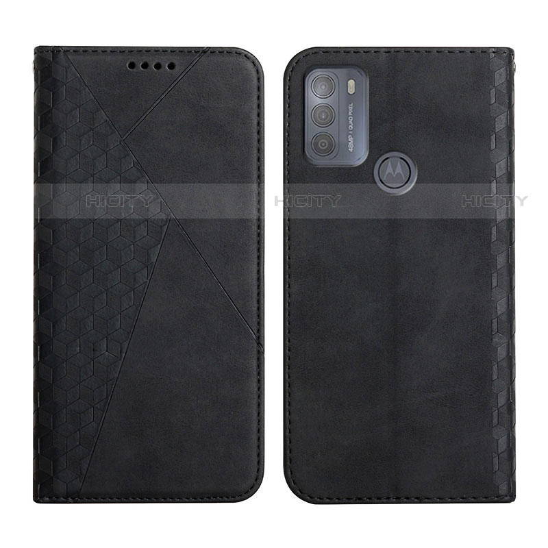 Custodia Portafoglio In Pelle Cover con Supporto Y02X per Motorola Moto G50 Nero