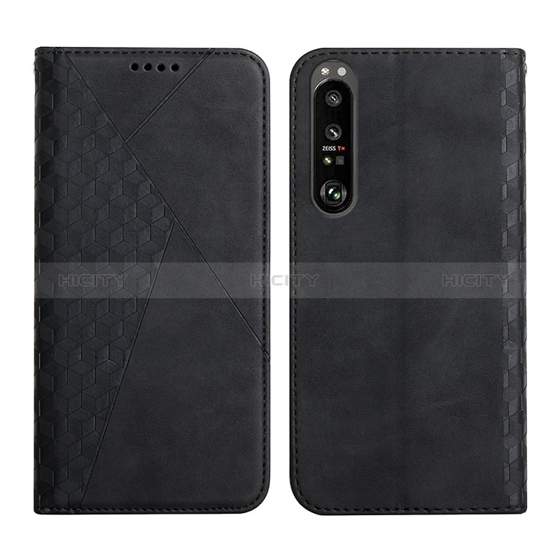 Custodia Portafoglio In Pelle Cover con Supporto Y02X per Sony Xperia 1 III