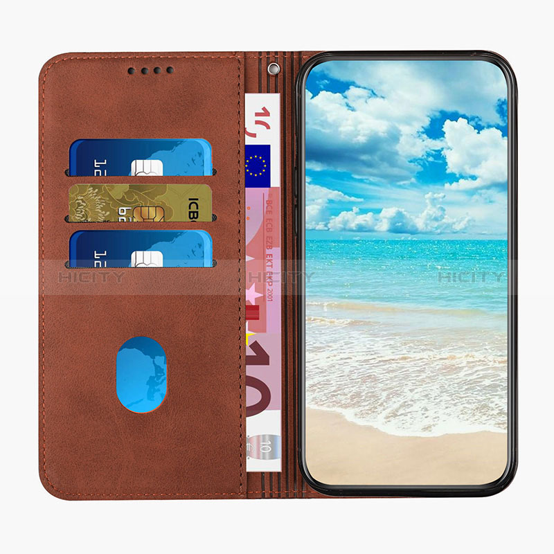 Custodia Portafoglio In Pelle Cover con Supporto Y02X per Sony Xperia 1 III