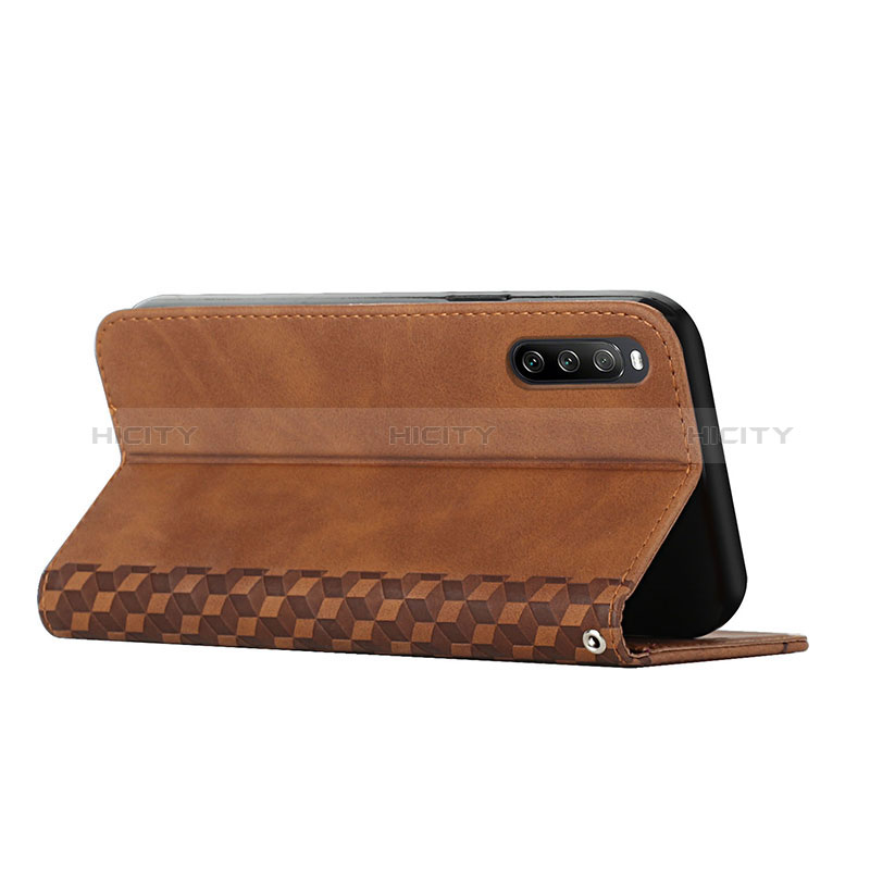 Custodia Portafoglio In Pelle Cover con Supporto Y02X per Sony Xperia 10 III