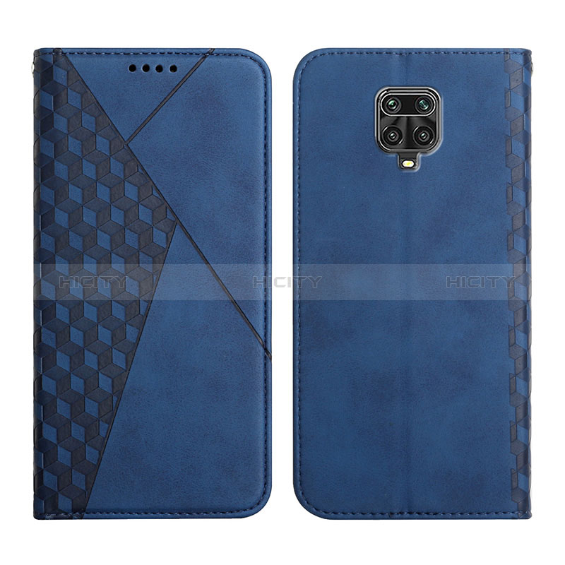 Custodia Portafoglio In Pelle Cover con Supporto Y02X per Xiaomi Poco M2 Pro Blu