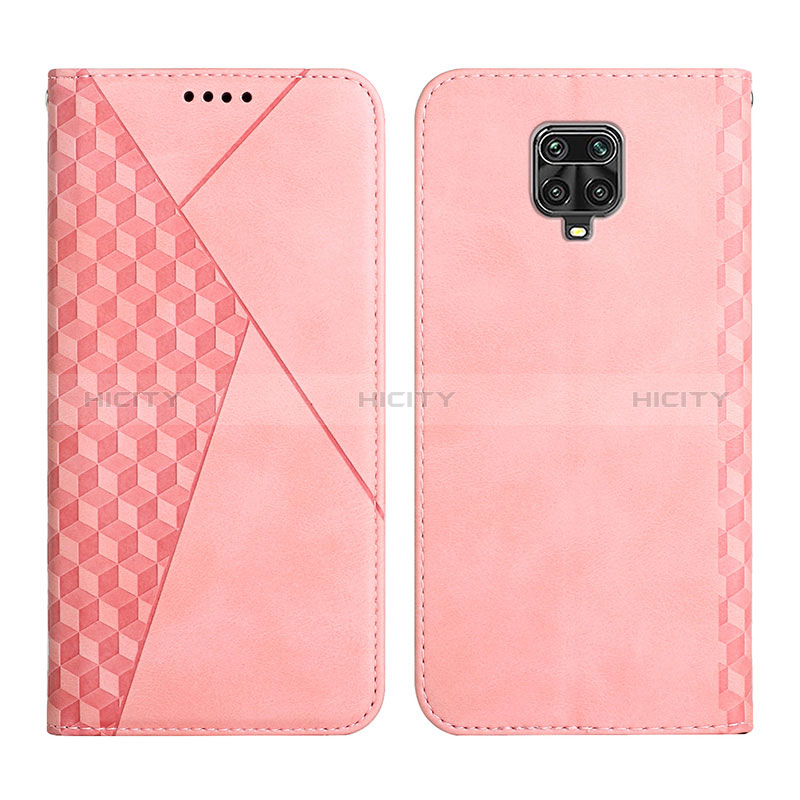 Custodia Portafoglio In Pelle Cover con Supporto Y02X per Xiaomi Poco M2 Pro Oro Rosa