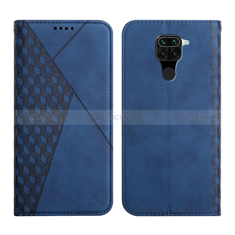 Custodia Portafoglio In Pelle Cover con Supporto Y02X per Xiaomi Redmi Note 9 Blu