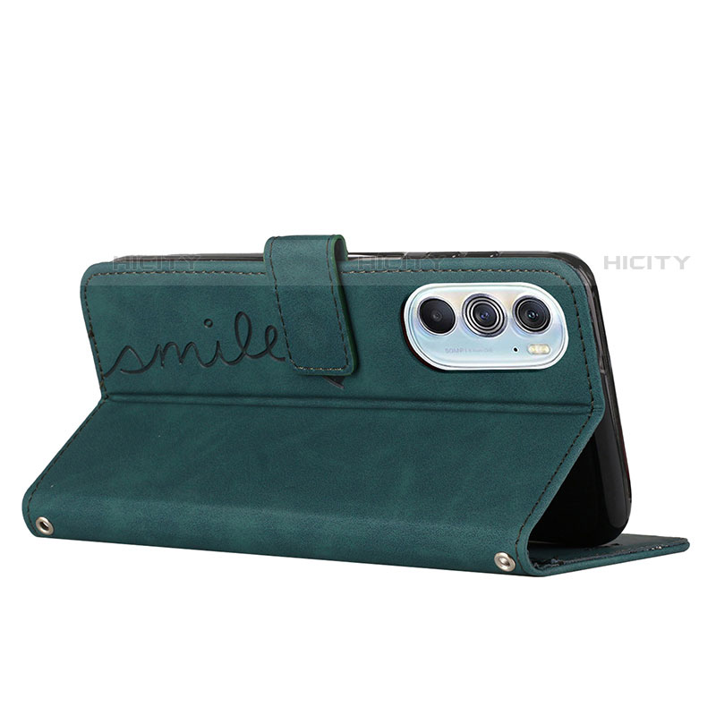 Custodia Portafoglio In Pelle Cover con Supporto Y03X per Motorola Moto Edge X30 5G