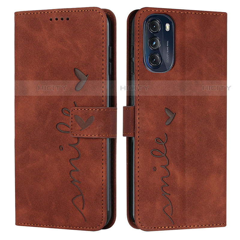 Custodia Portafoglio In Pelle Cover con Supporto Y03X per Motorola Moto G 5G (2022)