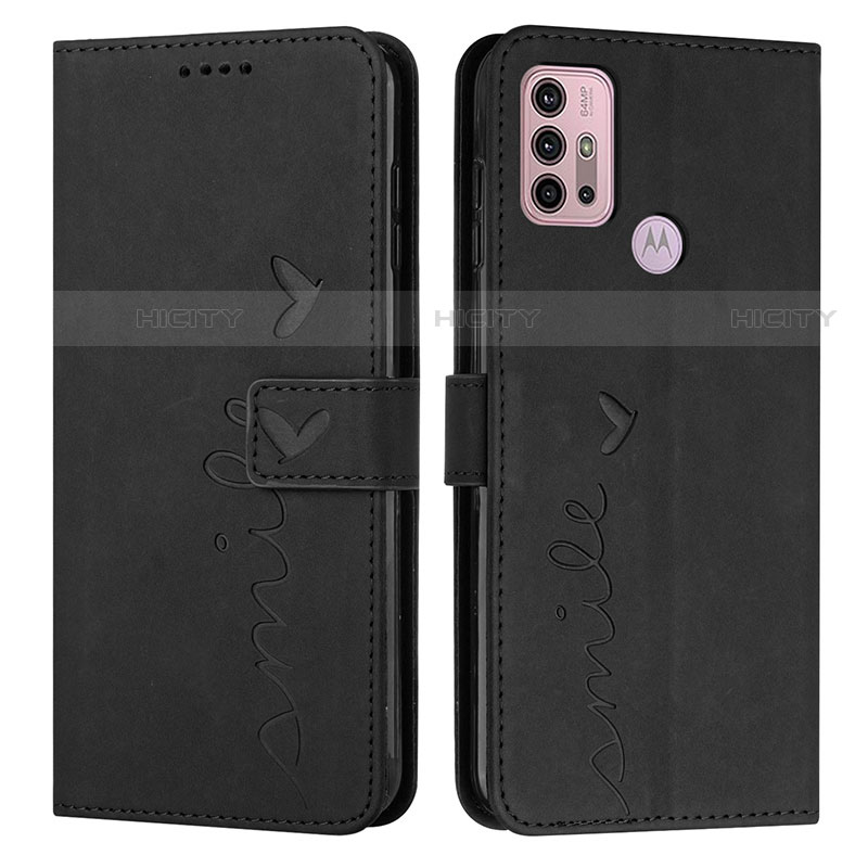 Custodia Portafoglio In Pelle Cover con Supporto Y03X per Motorola Moto G10