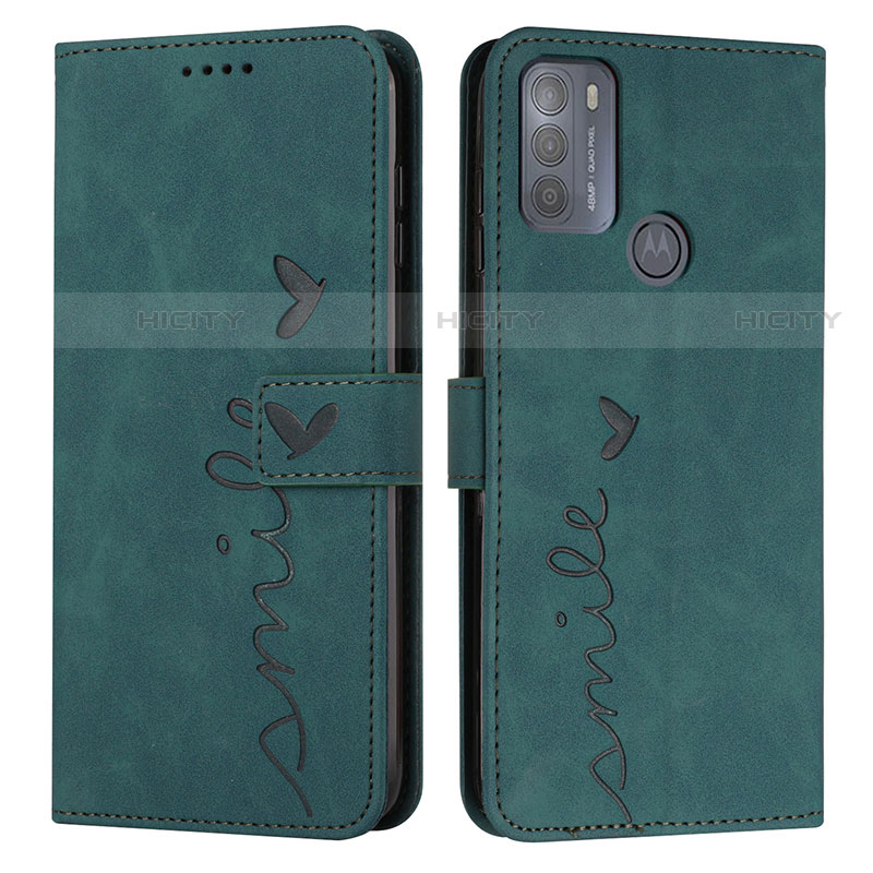 Custodia Portafoglio In Pelle Cover con Supporto Y03X per Motorola Moto G50