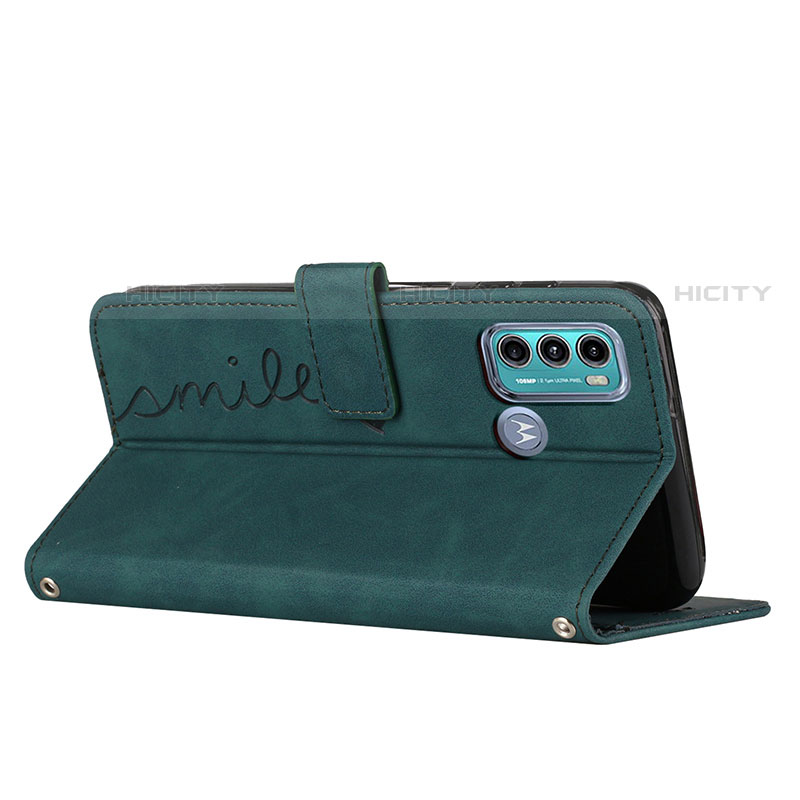 Custodia Portafoglio In Pelle Cover con Supporto Y03X per Motorola Moto G60