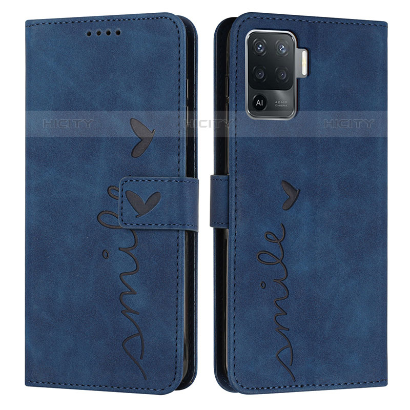 Custodia Portafoglio In Pelle Cover con Supporto Y03X per Oppo A94 4G