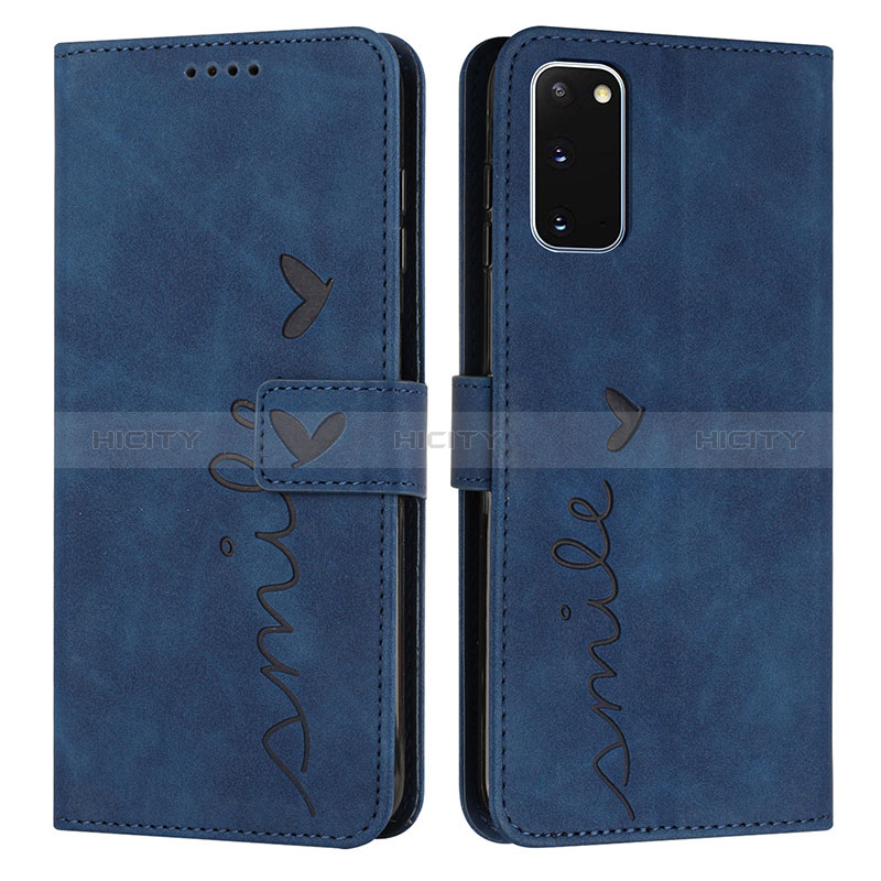 Custodia Portafoglio In Pelle Cover con Supporto Y03X per Samsung Galaxy S20