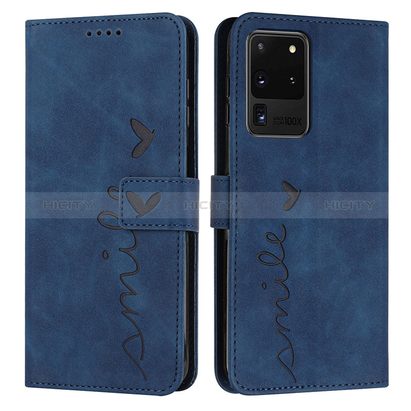 Custodia Portafoglio In Pelle Cover con Supporto Y03X per Samsung Galaxy S20 Ultra