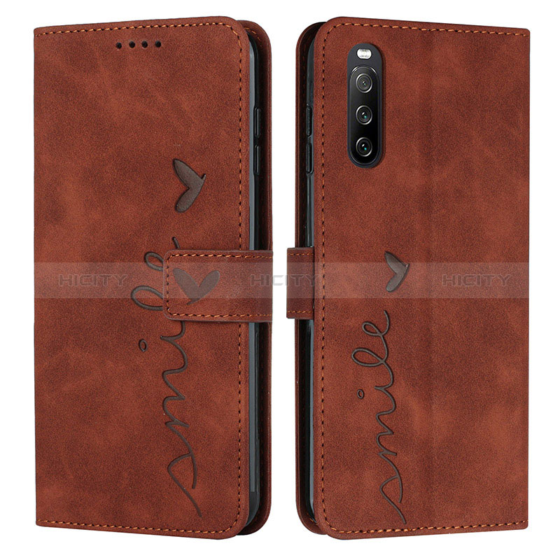 Custodia Portafoglio In Pelle Cover con Supporto Y03X per Sony Xperia 10 IV