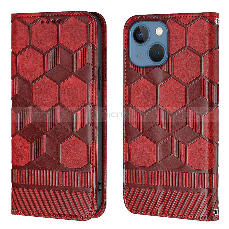 Custodia Portafoglio In Pelle Cover con Supporto Y04B per Apple iPhone 13