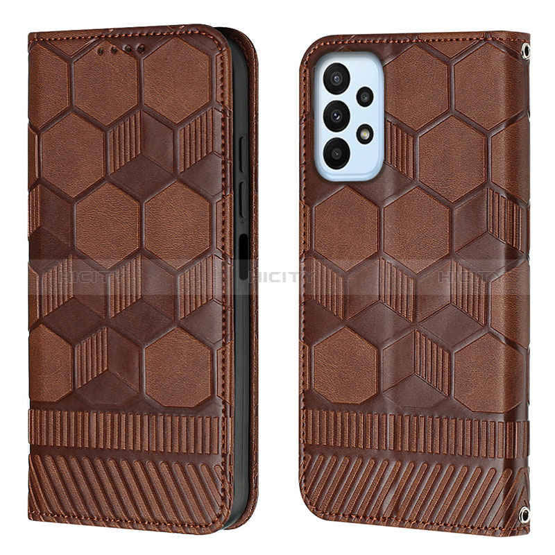 Custodia Portafoglio In Pelle Cover con Supporto Y04B per Samsung Galaxy A23 5G