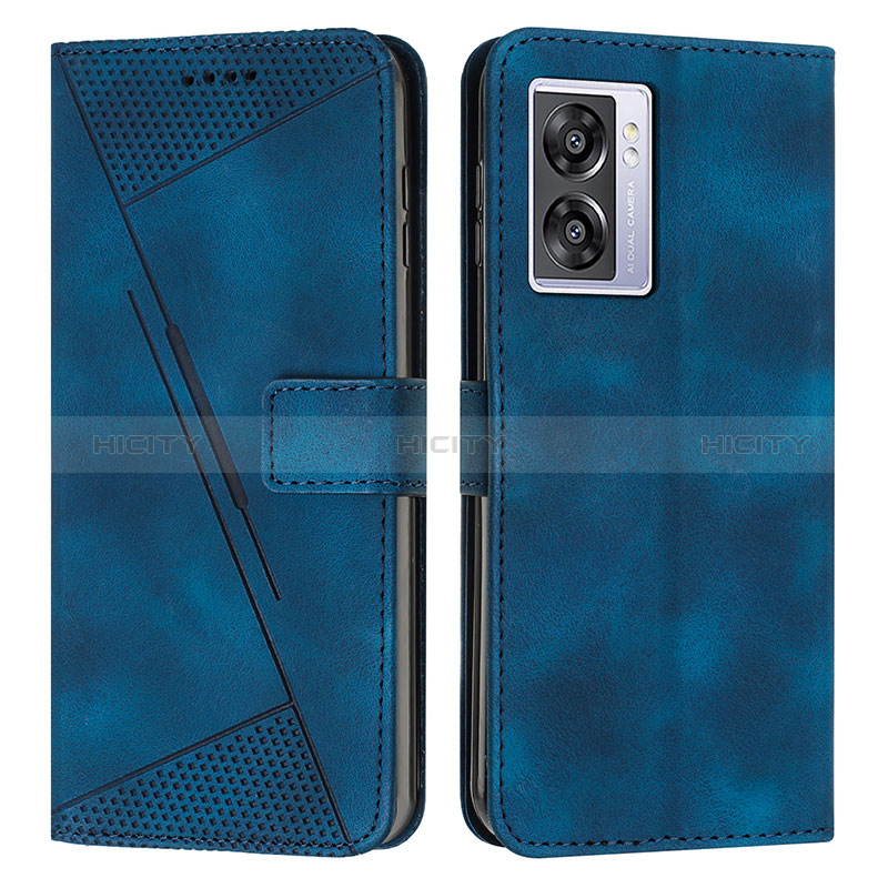 Custodia Portafoglio In Pelle Cover con Supporto Y07X per OnePlus Nord N300 5G Blu