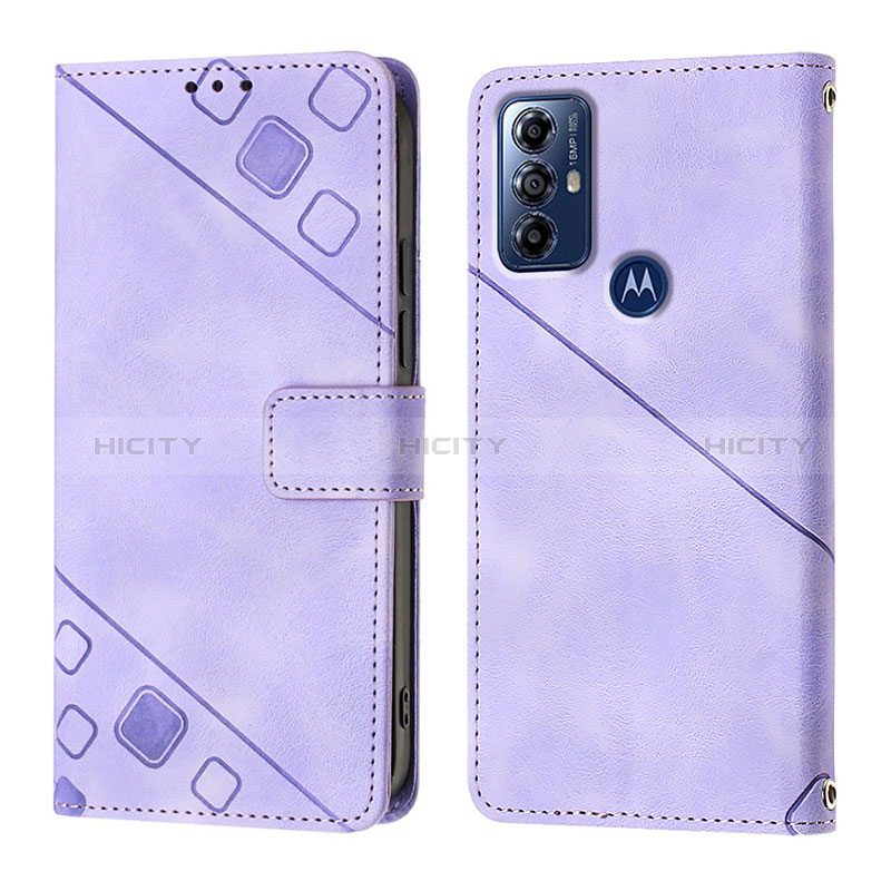 Custodia Portafoglio In Pelle Cover con Supporto YB1 per Motorola Moto G Power (2022)