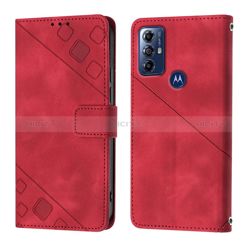 Custodia Portafoglio In Pelle Cover con Supporto YB1 per Motorola Moto G Power (2022)