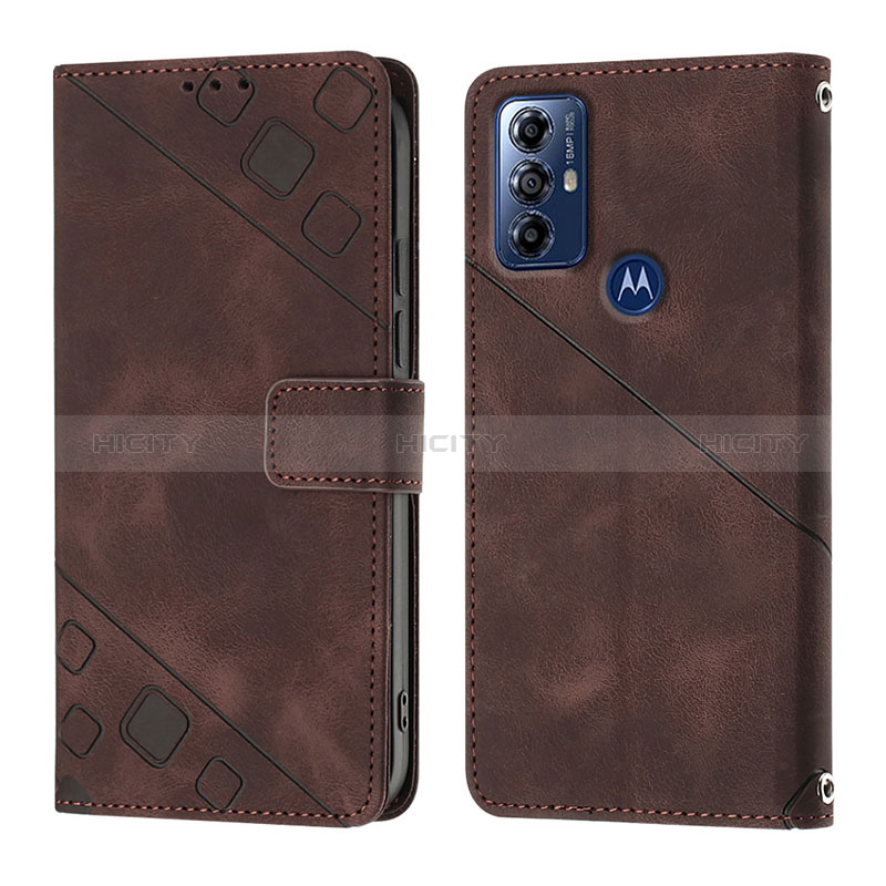 Custodia Portafoglio In Pelle Cover con Supporto YB1 per Motorola Moto G Power (2022)