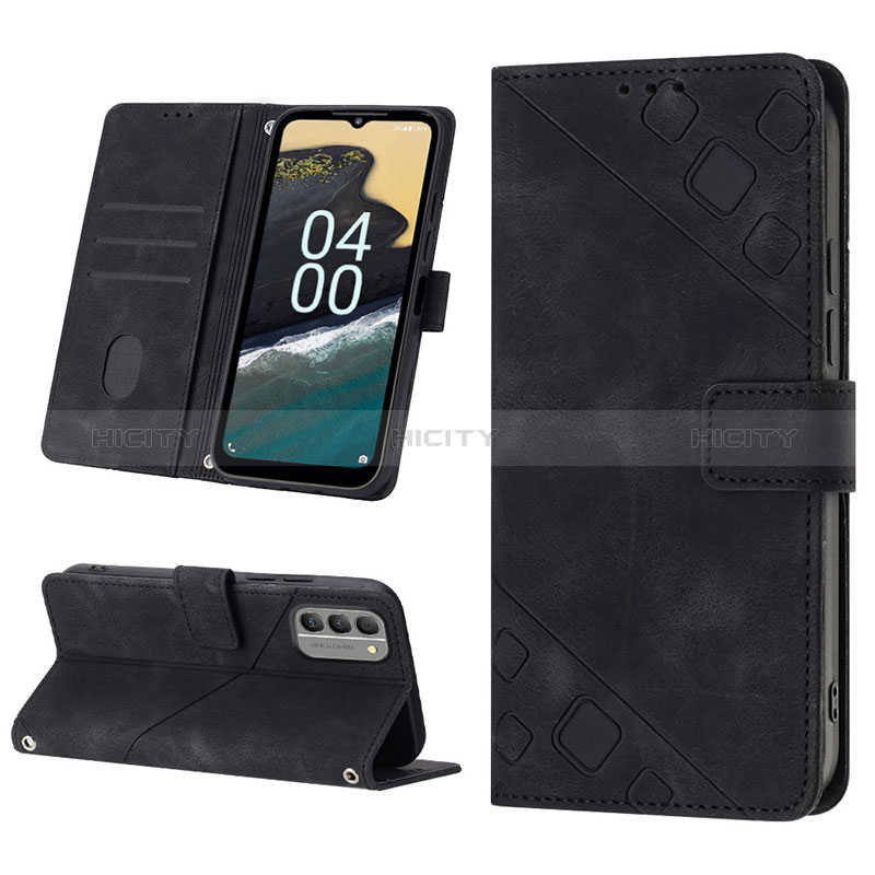 Custodia Portafoglio In Pelle Cover con Supporto YB1 per Nokia G400 5G