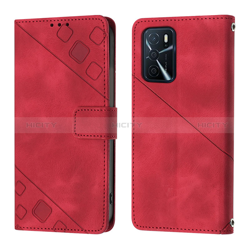 Custodia Portafoglio In Pelle Cover con Supporto YB1 per Oppo A54s