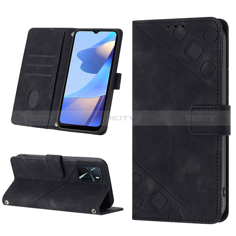 Custodia Portafoglio In Pelle Cover con Supporto YB1 per Oppo A54s