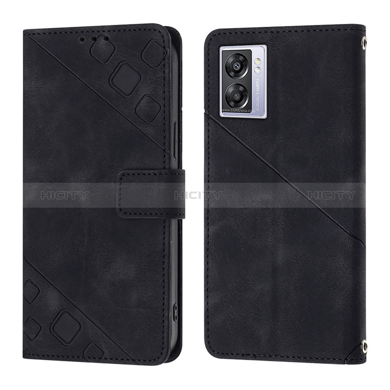 Custodia Portafoglio In Pelle Cover con Supporto YB1 per Oppo A57 5G