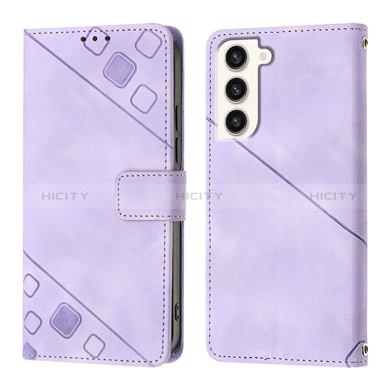 Custodia Portafoglio In Pelle Cover con Supporto YB1 per Samsung Galaxy S24 Plus 5G