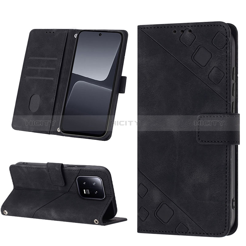 Custodia Portafoglio In Pelle Cover con Supporto YB1 per Xiaomi Mi 13 5G