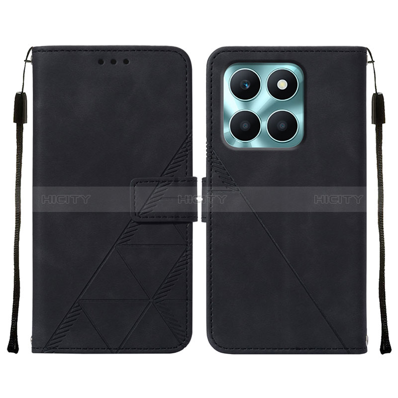 Custodia Portafoglio In Pelle Cover con Supporto YB2 per Huawei Honor X6a