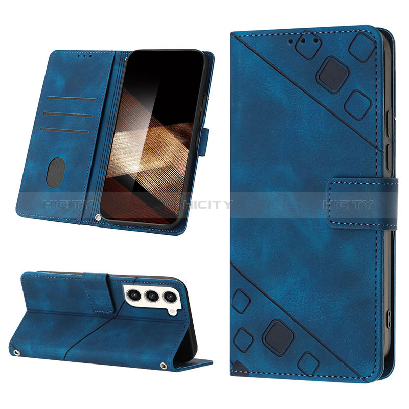 Custodia Portafoglio In Pelle Cover con Supporto YB2 per Samsung Galaxy S24 5G