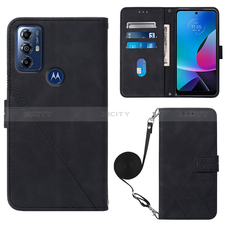 Custodia Portafoglio In Pelle Cover con Supporto YB3 per Motorola Moto G Play (2023)